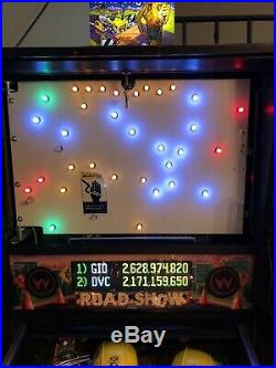 Road Show Pinball Machine Roadshow Excellent Updated Color DMD More