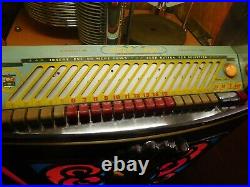 Rockola 1426 Art Deco Jukebox modified to play 20 45RPM records refurbished rare