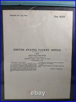 Rockola Worlds Fair 1933 Chicago Jig-Saw Pinball Chicago World's Fair Patent