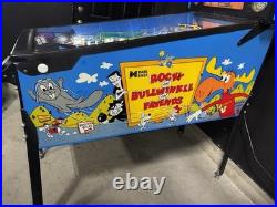 Rocky & Bullwinkle Pinball Machine Data East 1993 OC Pinballs FREE SHIP