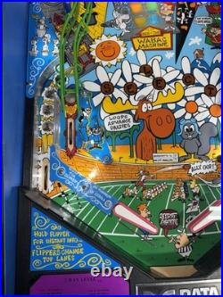 Rocky & Bullwinkle Pinball Machine Data East 1993 OC Pinballs FREE SHIP