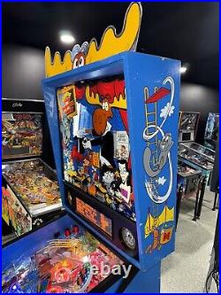 Rocky and Bullwinkle Pinball Machine Data East 1993 Orange County Pinballs