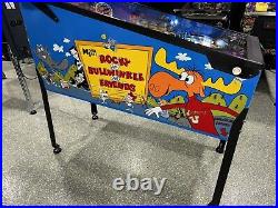 Rocky and Bullwinkle Pinball Machine Data East 1993 Orange County Pinballs