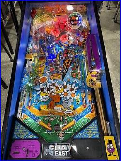 Rocky and Bullwinkle Pinball Machine Data East 1993 Orange County Pinballs