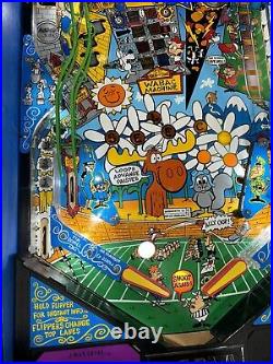 Rocky and Bullwinkle Pinball Machine Data East 1993 Orange County Pinballs