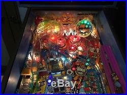 Rocky and Bullwinkle Pinball Machine NEW LEDS VERY NICE $399 SHIPPING