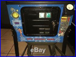 Rocky and Bullwinkle Pinball Machine NEW LEDS VERY NICE $399 SHIPPING