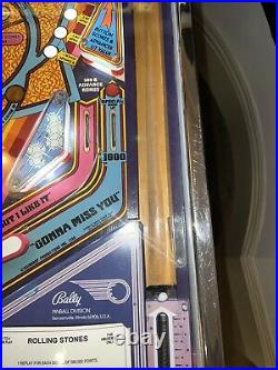 Rolling Stones Pinball Machine 1980 Bally LEDS Restored Free Shipping