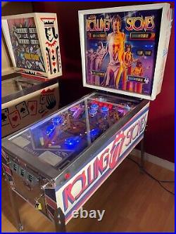 Rolling Stones Pinball Machine 1980 Bally Rare 80s Memorabilia Arcade vinatge