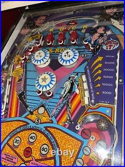 Rolling Stones Pinball Machine 1980 Bally Rare 80s Memorabilia Arcade vinatge