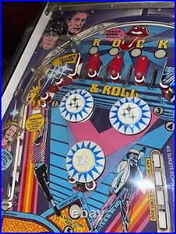 Rolling Stones Pinball Machine 1980 Bally Rare 80s Memorabilia Arcade vinatge