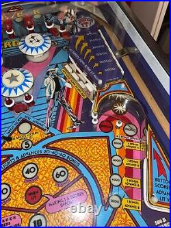 Rolling Stones Pinball Machine 1980 Bally Rare 80s Memorabilia Arcade vinatge