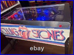 Rolling Stones Pinball Machine 1980 Bally Rare 80s Memorabilia Arcade vinatge