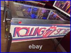 Rolling Stones Pinball Machine 1980 Bally Rare 80s Memorabilia Arcade vinatge