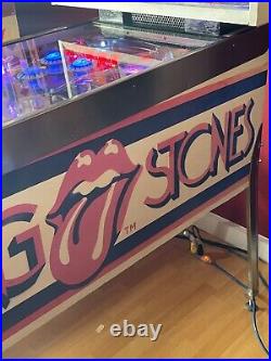 Rolling Stones Pinball Machine 1980 Bally Rare 80s Memorabilia Arcade vinatge