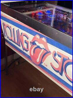 Rolling Stones Pinball Machine 1980 Bally Rare 80s Memorabilia Arcade vinatge