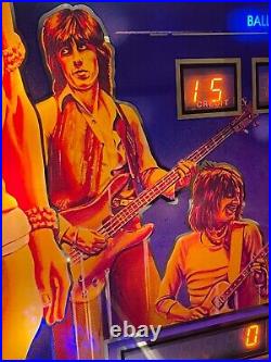 Rolling Stones Pinball Machine 1980 Bally Rare 80s Memorabilia Arcade vinatge