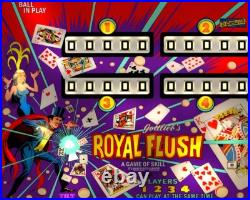 Royal Flush Pinball Machine 1976 Royal Flush Pinball Machine 1976