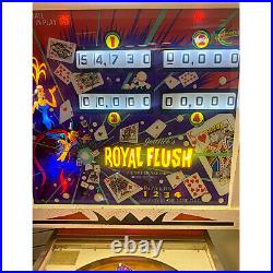 Royal Flush Pinball Machine by Gottlieb Professionally Refurbished