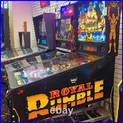 Royal Rumble Pinball Machine by Data East 1994 Professionally Refurbished