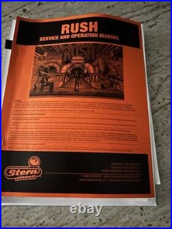 Rush Premium Edition Pinball Machine Local Pickup Durham NC Shaker Motor