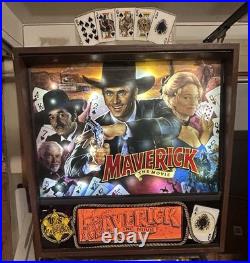 SEGA MAVERICK PINBALL MACHINE BEAUTIFUL CONDITION LEDs