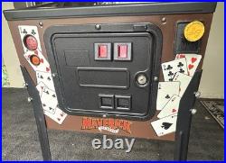 SEGA MAVERICK PINBALL MACHINE BEAUTIFUL CONDITION LEDs