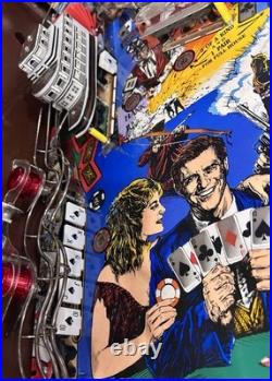 SEGA MAVERICK PINBALL MACHINE BEAUTIFUL CONDITION LEDs