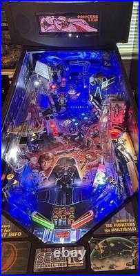 SEGA STAR WARS TRILOGY PINBALL MACHINE COLOR DMD LEDs