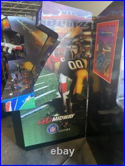 SHOWTIME BLITZ ARCADE MACHINE by MIDWAY 2000 NBA/NFL (Excellent Condition)
