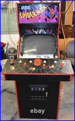 SPIDER-MAN THE VIDEOGAME ARCADE MACHINE by SEGA 1991 (Excellent) RARE