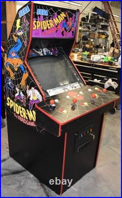 SPIDER-MAN THE VIDEOGAME ARCADE MACHINE by SEGA 1991 (Excellent) RARE