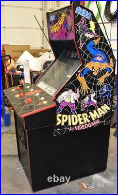 SPIDER-MAN THE VIDEOGAME ARCADE MACHINE by SEGA 1991 (Excellent) RARE