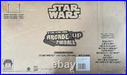 STAR WARS Digital Pinball Machine Arcade 1 Up Brand NEW in Box! SEALED Arcade1up STAR WARS Digital Pinball Machine Arcade 1 Up Brand NEW in Box! SEALED Arcade1up