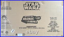 STAR WARS Digital Pinball Machine Arcade 1 Up Brand NEW in Box! SEALED Arcade1up STAR WARS Digital Pinball Machine Arcade 1 Up Brand NEW in Box! SEALED Arcade1up