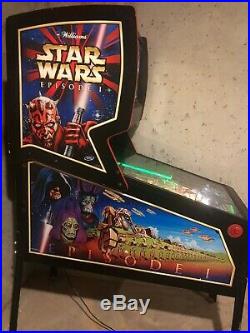 STAR WARS EPISODE 1 Pinball Machine Williams 1999 Pinball 2000