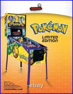 STERN POKEMON PINBALL LE LIMITED EDITION In Box. Pokémon 30th In Hand #477
