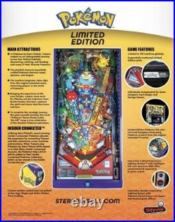 STERN POKEMON PINBALL LE LIMITED EDITION Sold Out Pokémon 30th In Hand #531