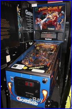 STREET FIGHTER II Pinball Machine Gottlieb 1993 Classic Crossover Action