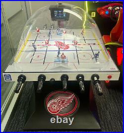SUPER CHEXX PRO BUBBLE HOCKEY ARCADE MACHINE by ICE (Excellent) RARE