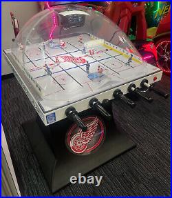 SUPER CHEXX PRO BUBBLE HOCKEY ARCADE MACHINE by ICE (Excellent) RARE