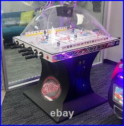 SUPER CHEXX PRO BUBBLE HOCKEY ARCADE MACHINE by ICE (Excellent) RARE