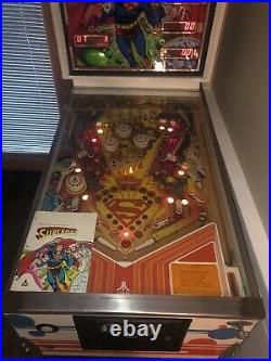 SUPERMAN Arcade Pinball Machine by ATARI 1979