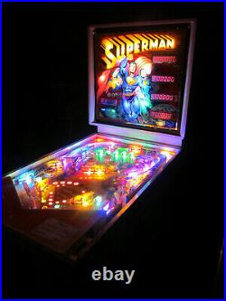 SUPERMAN Complete LED Lighting Kit custom SUPER BRIGHT PINBALL LED KIT