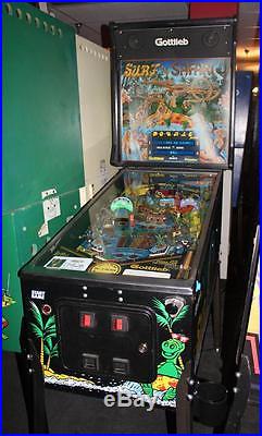 SURF'N SAFARI Pinball Machine Gottlieb 1991 Surfin' Surfing Safari