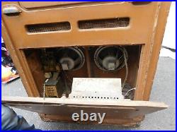 Seeburg R 100 jukebox 45 RPM selections project box for restoration non working