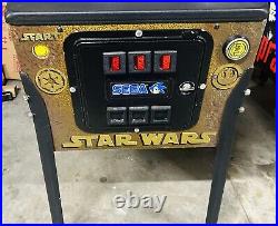 Sega Star Wars Trilogy Pinball Machine May The Force Be With You