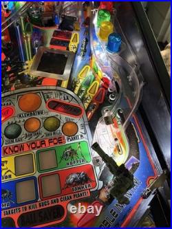 Sega Starship Troopers Pinball Machine 1997- Rare 3 lower flippers & Mechs