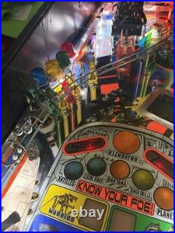 Sega Starship Troopers Pinball Machine 1997- Rare 3 lower flippers & Mechs