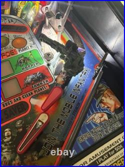 Sega Starship Troopers Pinball Machine 1997- Rare 3 lower flippers & Mechs
